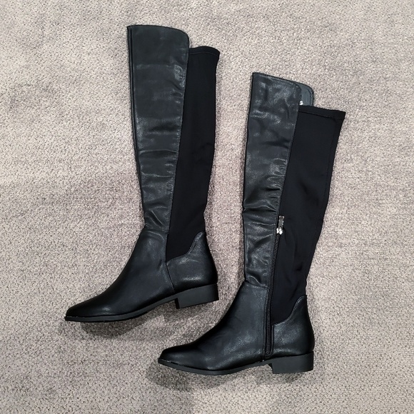 Knee High Black Boots - Picture 1 of 4